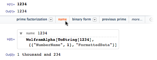 Predictive Interface example