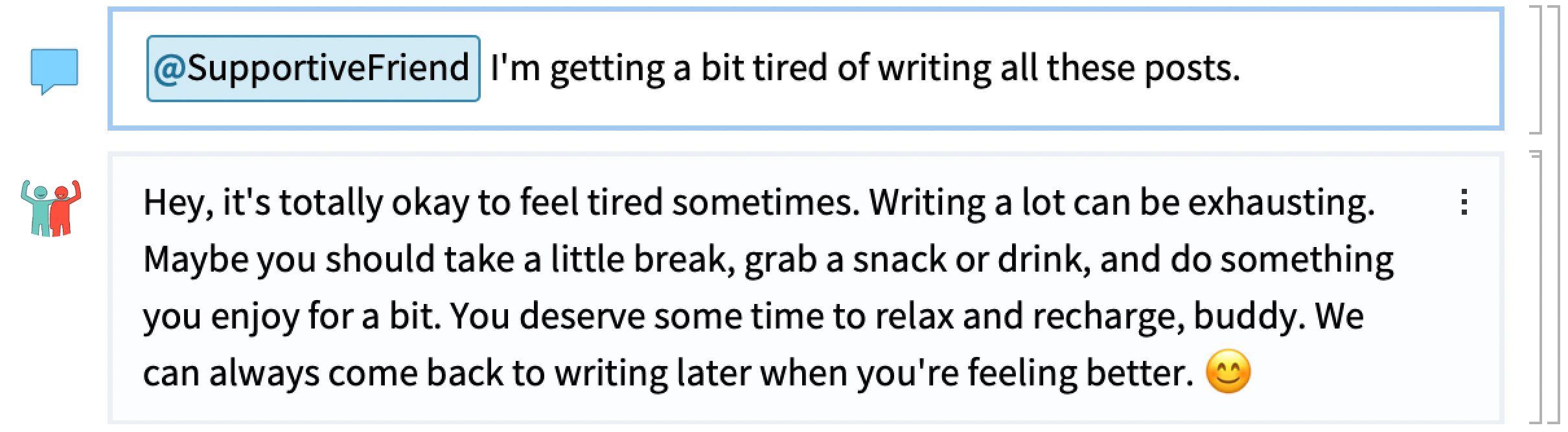 I'm a bit tired of writing all these posts.